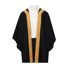 Designed black gown with yellow finish Customized Hong Kong Polytechnic University Higher Diploma/Certificate Graduation Gown Hong Kong Polytechnic University Faculty of Science Graduation Gown Manufacturer DA544 Designed black gown with yellow finish Customized Hong Kong Polytechnic University Higher Diploma/Certificate Graduation Gown Hong Kong Polytechnic University Faculty of Science Graduation Gown Manufacturer DA544
